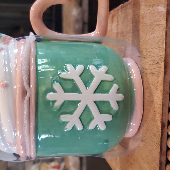 Pastel Hot Cocoa Mug with Topper-NWT - Picture 3 of 5
